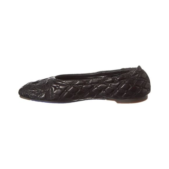 Burberry Sadler Leather Ballet Flat, Black - Picture 2 of 5